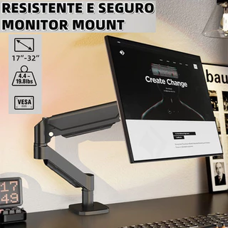 Suporte de exibição Suporte North Bayou Nb F80 De Mesa Para Tv Monitor De 17 Até 30 Preto