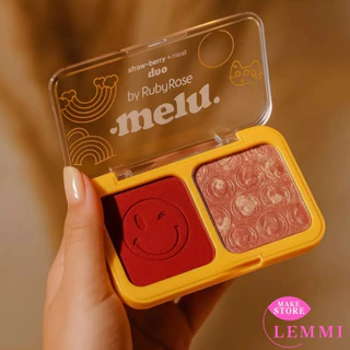 Duo Blush + Iluminador Melu Ruby Rose