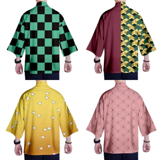 Kimono Manto Cosplay Demon Slayer Kimetsu No Yaiba Tanjiro
