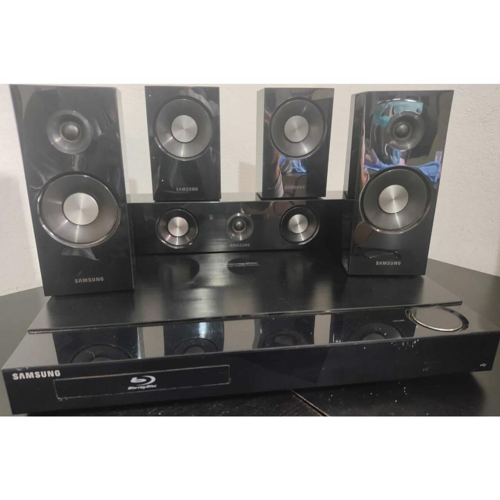 Home Theather Blu-ray Dvd Samsung 1000w Rms 5.1 Ht-c5500 | Shopee Brasil