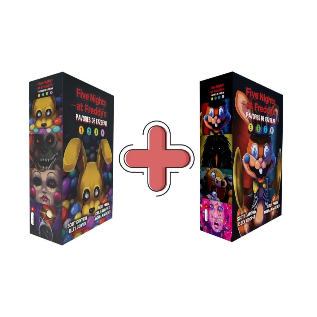 Kit de Boxes Pavores de Fazbear: Five Nights at Freddy's, Vols. 1-8 ...