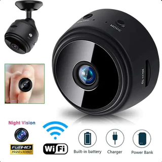 Câmera Espiã Wi-Fi A9 Smart Full HD 1080p Visão Noturna Detecção de Movimento em Oferta na Shopee