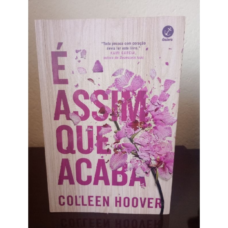 É assim que acaba livro | Shopee Brasil