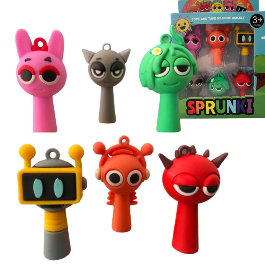 Mini Bonecos Sprunki Coleção Brinquedo Criança Diversão Jogo | Shopee ...