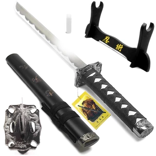 Espada Katana Decorativa Adaga Tanto Ninjato Último Samurai + Suporte + Óleo / Decoração, Cosplay, Colecionismo