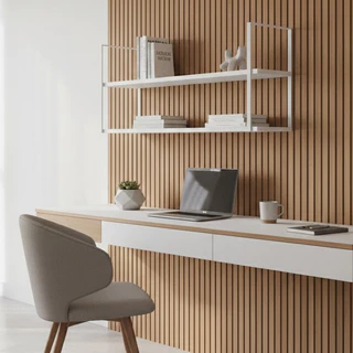 Kit 20 Placas Ripadas Painel Decorativo em MDF Premium de Alta Qualidade 90x11cm