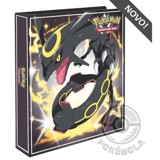 Fichário RAYQUAZA SHINY Álbum Grande Capa Dura para cartas Pokemon Pasta Cartas TCG