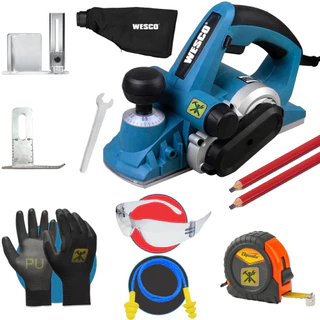 Plaina Elétrica 3mm 900w Profissional Ws5343u Wesco + Brinde em Oferta na Shopee