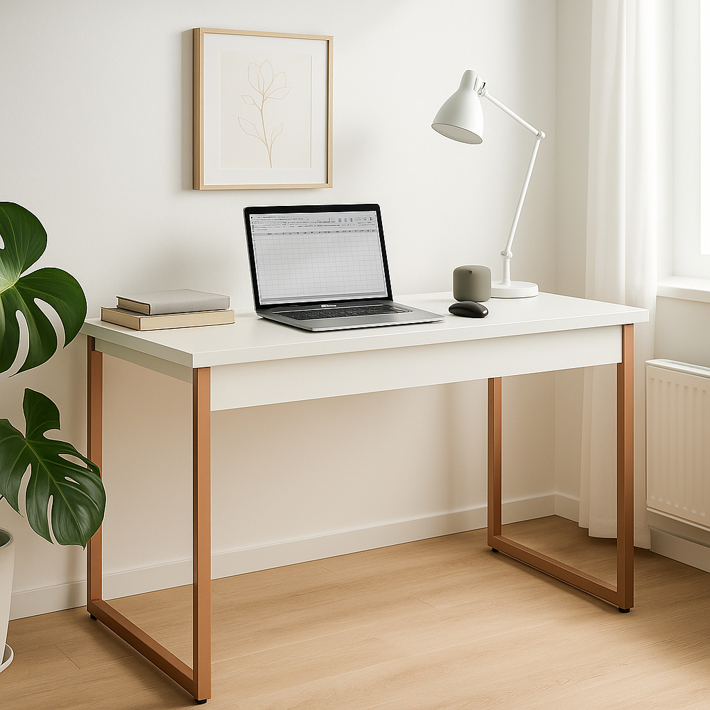 Mesa De Escritório Escrivaninha 90cm Mesa De Estudo Madeira