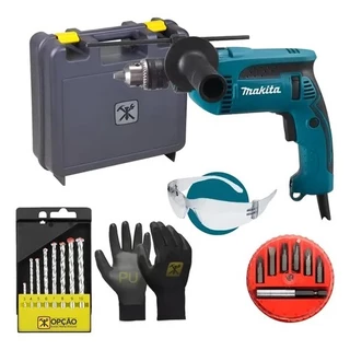 Furadeira E Parafusadeira Hp1640 760w Makita Com Kit Maleta em Oferta na Shopee