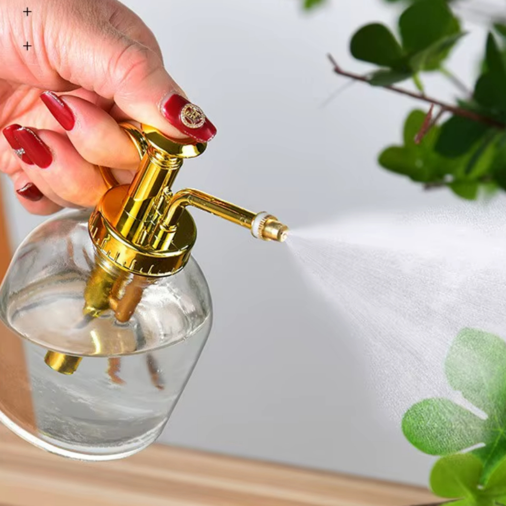 Regador Borrifador Spray de Vidro 200ml para Plantas Manual Decorativo ...