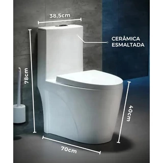 Vaso Sanitário Monobloco Caixa Acoplada Completo Privada Vaso luxuoso