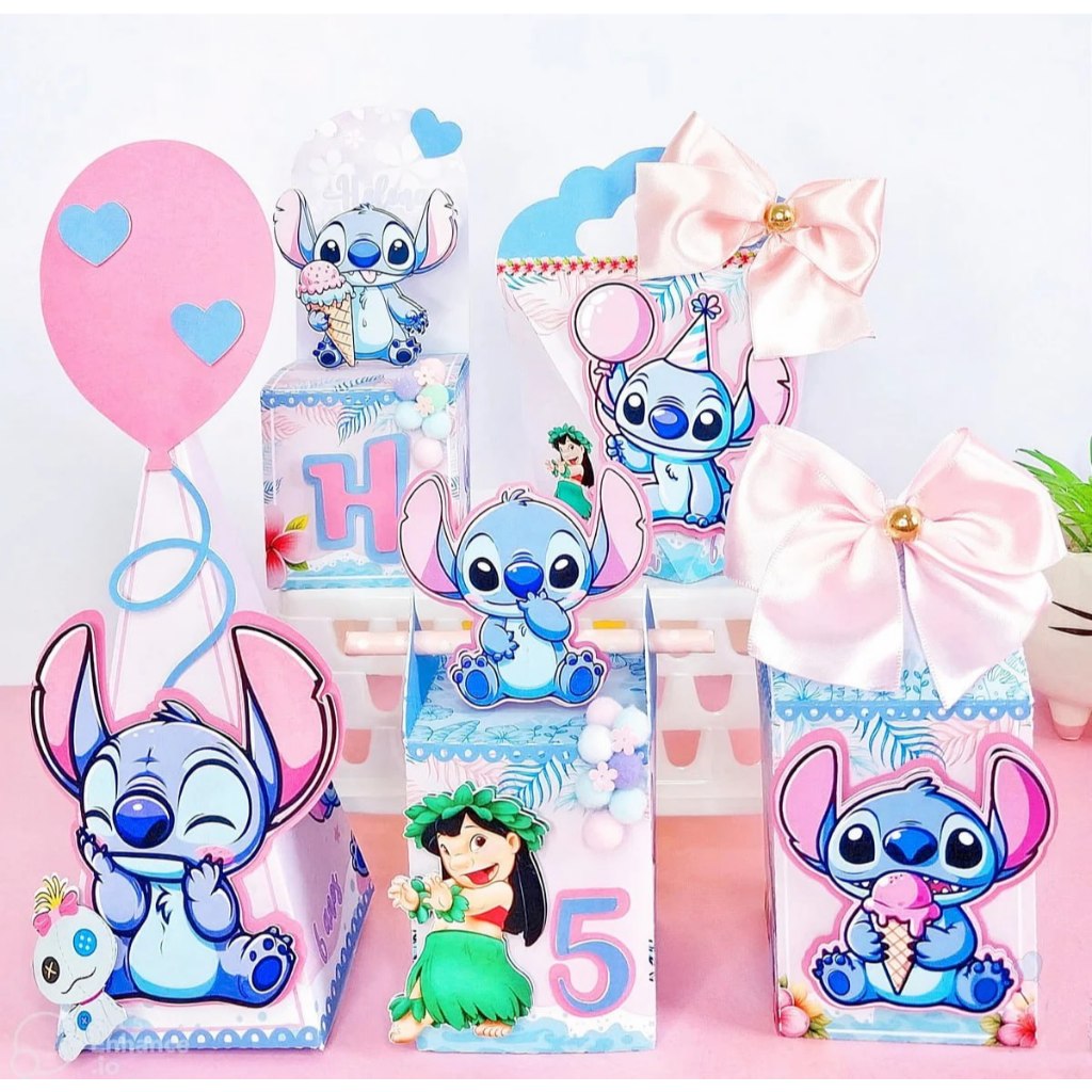 KIT FESTA PEGUE E MONTE - KIT PERSONALIZADOS STITCH- FESTA DO STITCH ...