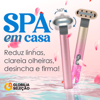 Dispositivo de beleza olho lifting inteligente microcorrente EMS aquecimento vibração reparação acne  ativação  colágeno em Oferta na Shopee