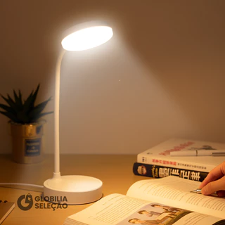 Luminária Abajur de Mesa LED Luz Recarregável Touch Haste Autonomia Ultra Longa Flexível Lâmpada De Estudo Sem Fio em Oferta na Shopee