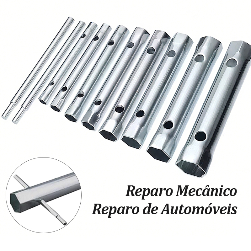 Chave de Vela Universal para Carro e Moto, Jogo de Ferramentas em Aço ...