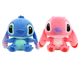 Pelúcia Lilo E Stitch Angel Disney 45cm Antialérgico Azul ou Rosa- Pronta Entrega - Super Promoção