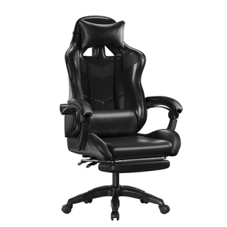 Cadeira Escritório Gamer Ergonômica Reclinável Confortável Com Rodinha E Apoio Para Os Pés-F19