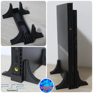 Stand para PS2 Slim - Base Suporte Vertical para Console PlayStation 2 Slim