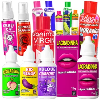 Kit Sex Shop 20 Itens Gel Lubrificante Anel Vibro Podutos Eróticos Super Luxo em Oferta na Shopee