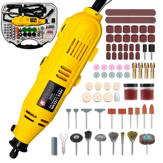 Micro Mini Retifica Lixadeira 189 Peças 500w Com Eixo Flexivel