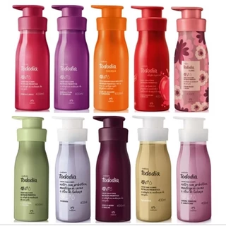 Creme Hidratante Corporal Natura Tododia 400ml Ameixa e Flor de Baunilha/Cereja e Avelã/Macadâmia