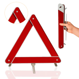 Triangulo De Segurança Para Carro Sinalização De Segurança Sinalizador Automotivo Carro Veículo Acidente em Oferta na Shopee