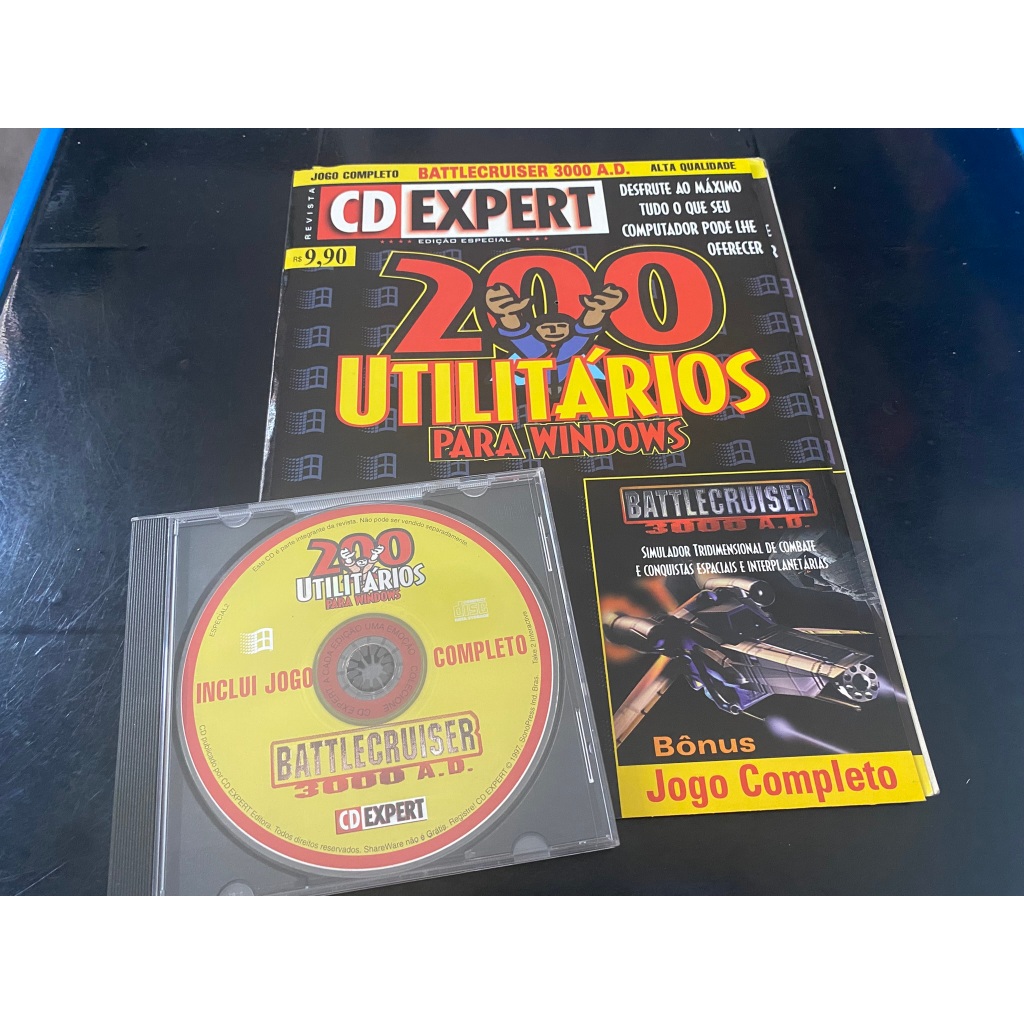 Jogo Battlecruiser 3000 AD - Revista CD Expert - Colecionismo