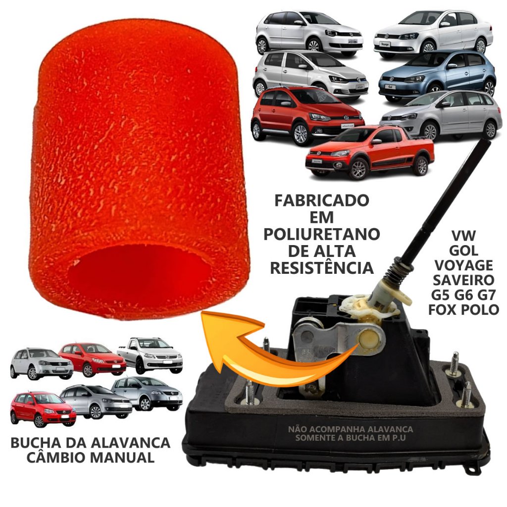Bucha Alavanca de Cambio Gol G5: Onde Comprar | BuscaProdutos