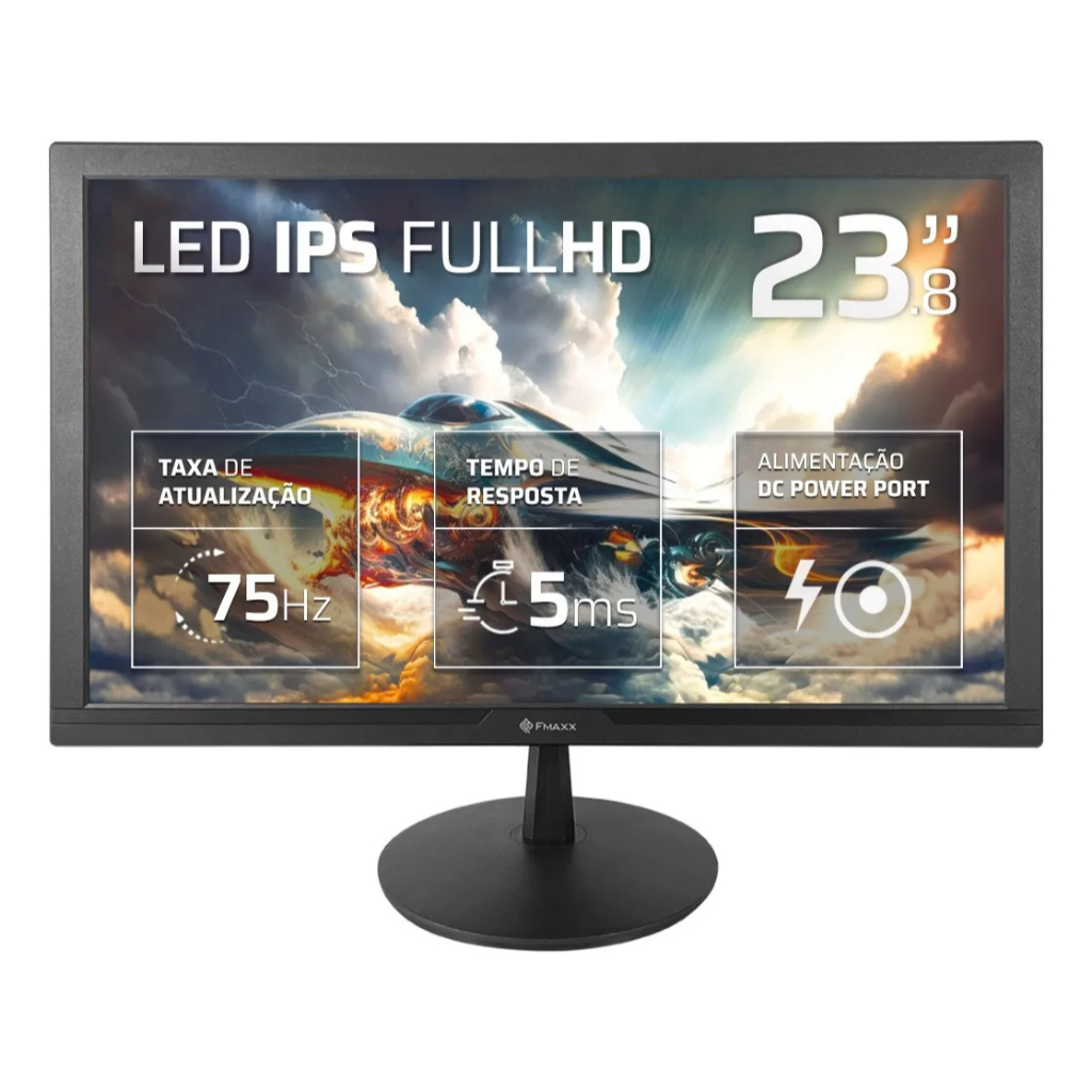 Monitor Fmaxx 23,8 Ips Com Hdmi Cor Preto Mw23c