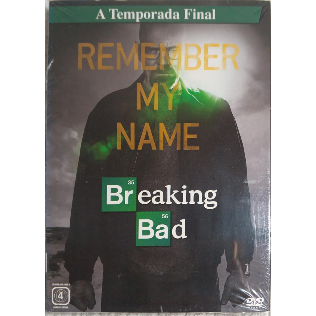 DVD - Breaking Bad A Temporada Final - Remember My Name (Lacrado ...