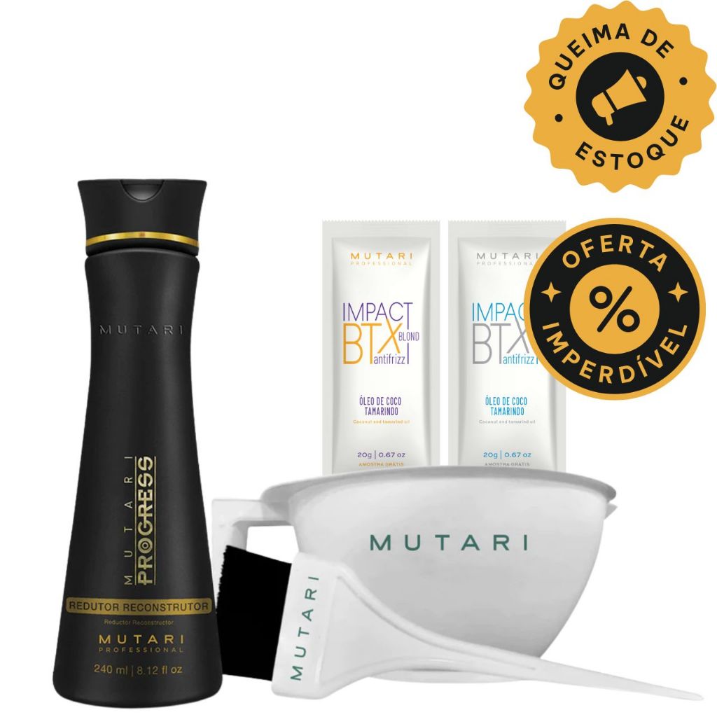 Mutari Progress Reconstrutora 240ml - Efeito Liso Intenso | Shopee Brasil