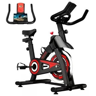 Bicicleta Spinning Ergométrica Semi Profissional Sport Preto até 120kg em Oferta na Shopee