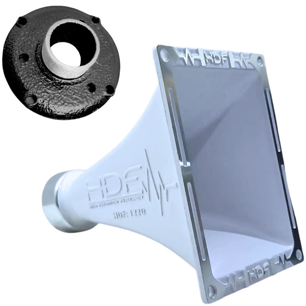Cone Corneta Aluminio Hdf 1220 Diamantada De Rosca Adaptador | Shopee ...