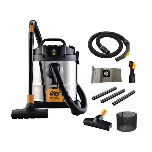 Aspirador de Pó e Água 1400W WAP GTW Inox 12 127V Cinza