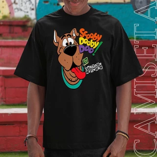 Camiseta Básica e Oversized Unissex Scooby Dooby Doo Arte Retrô Vintage