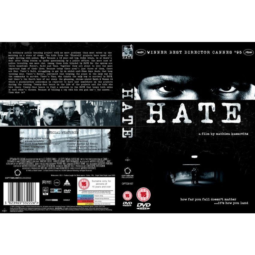 ÓDIO - LA HAINE (1995) | Shopee Brasil
