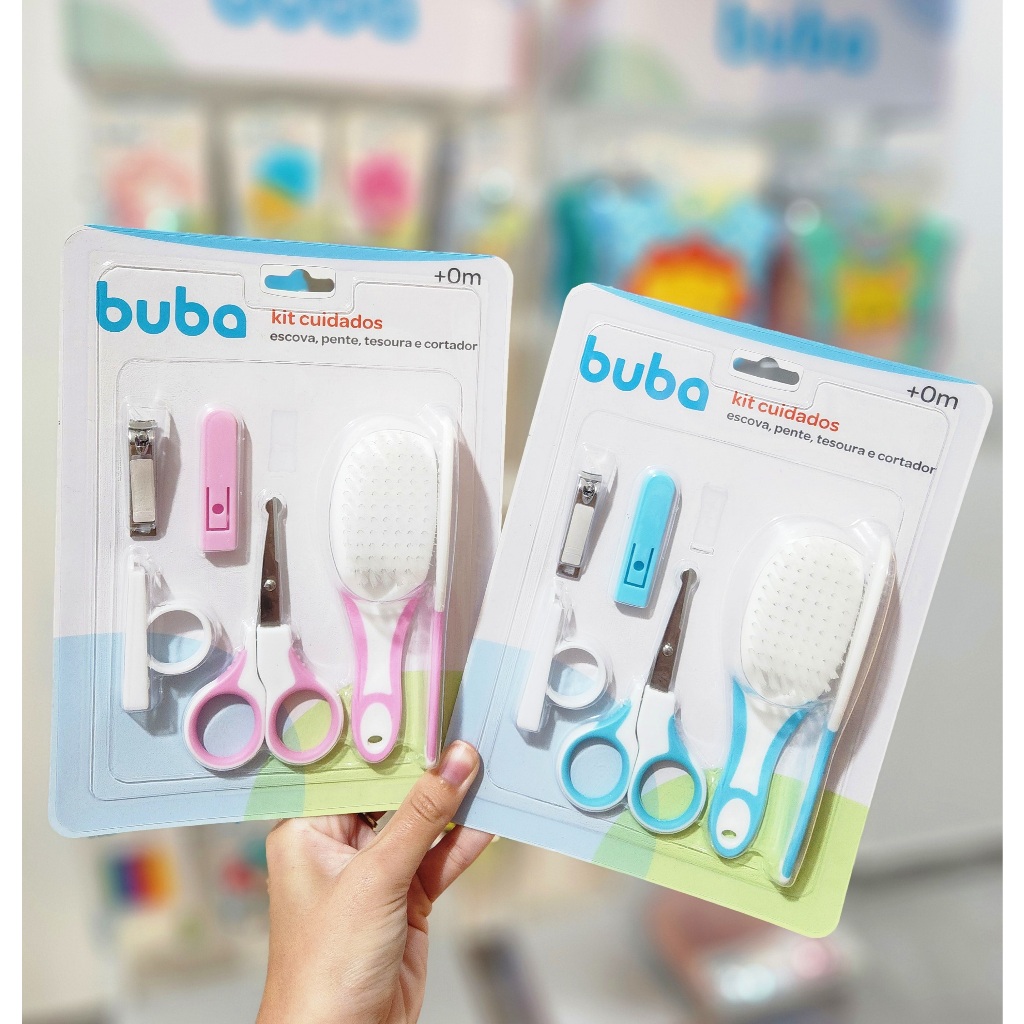 BUBA Kit Higiene e Cuidados Infantil Bebe | Shopee Brasil