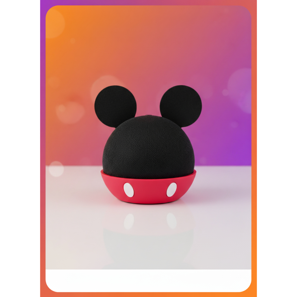 Suporte Compatível Alexa Mickey Mouse Amazon Echo Dot 4ª & 5ª geração ...