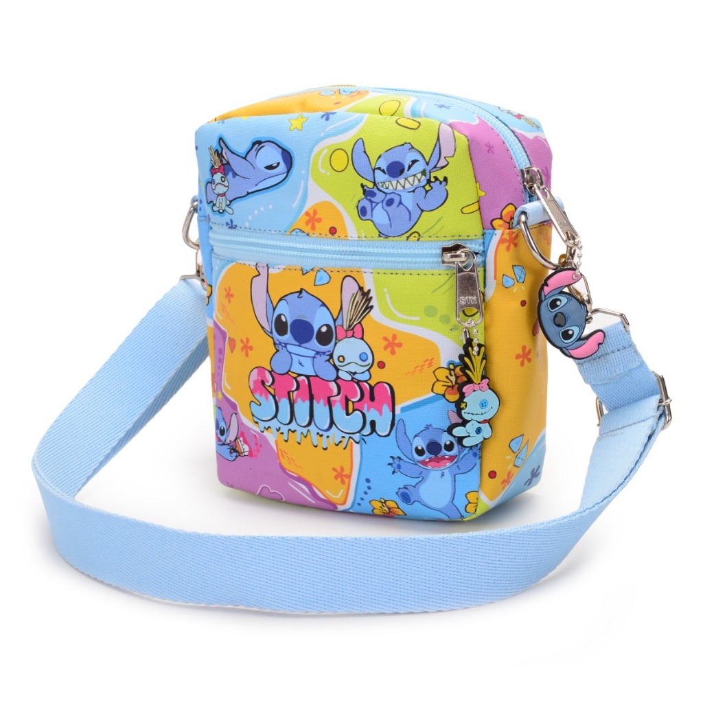 Bolsa Feminina Shoulder Bag Lilo Stitch Disney Azul Lançamento | Shopee ...