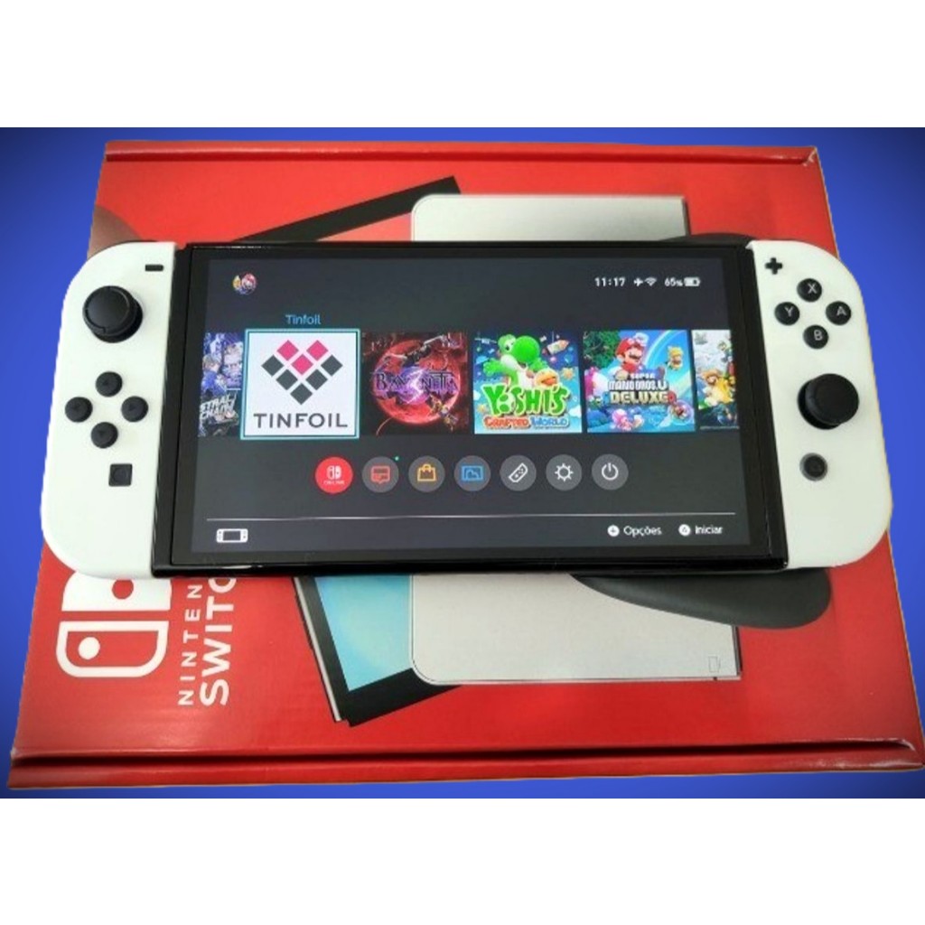 Nintendo Switch Oled desbloqueado 256GB