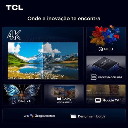 Smart TV TCL 65 Polegadas QLED 4K P7K | Shopee Brasil