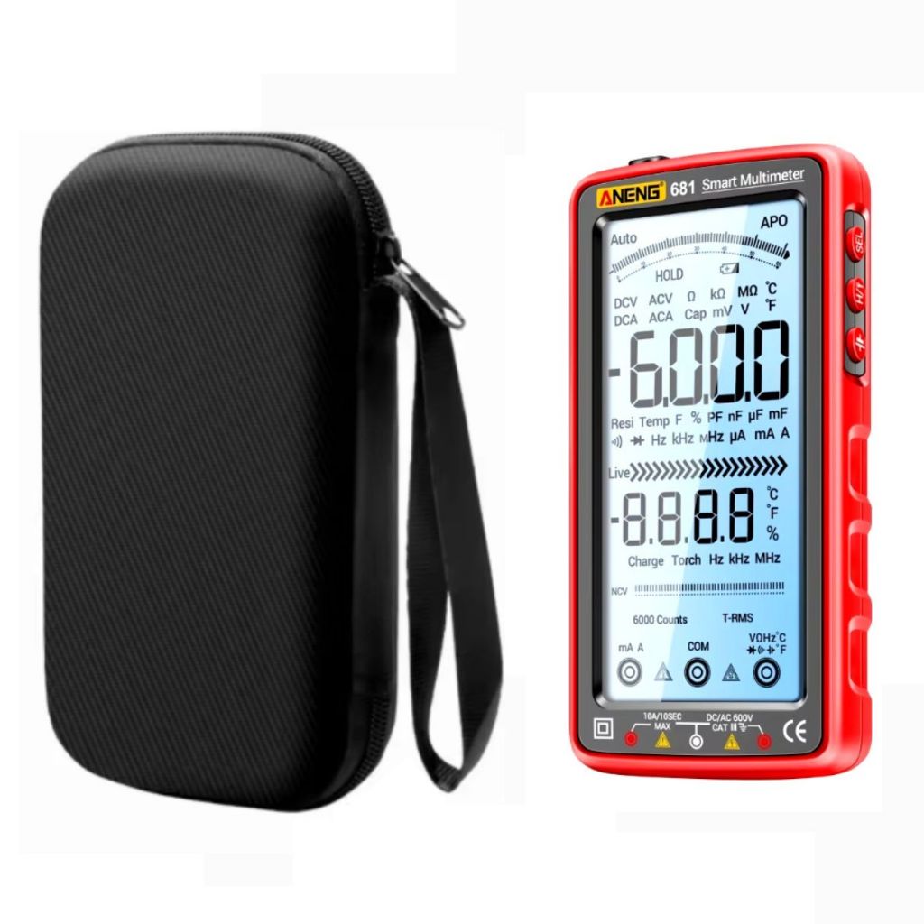 Multímetro Digital Profissional Aneng 681 Amperímetro