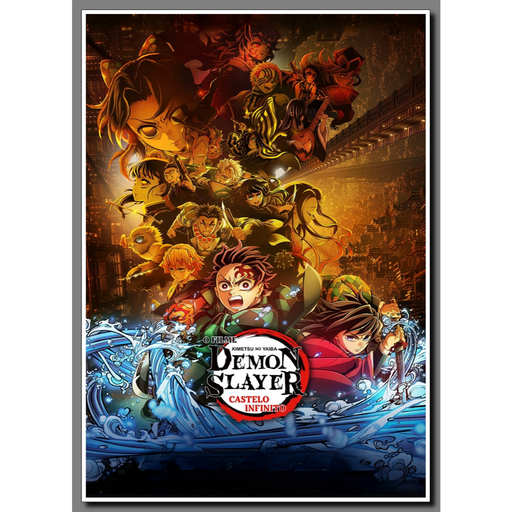 Poster Anime - Demon Slayer Kimetsu no Yaiba - Castelo Infinito (2025 ...