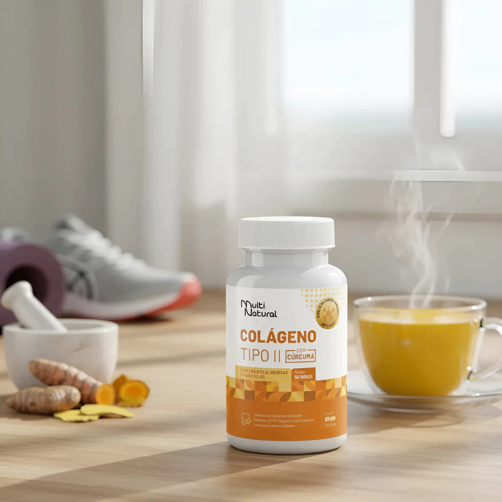 Cúrcuma + Colágeno Tipo 2 Multi Natural