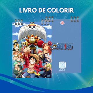 Livro de colorir ONE PIECE estilo goods 50 Folhas 180G Caderno de Desenho Pintura Coloring Book em Oferta na Shopee