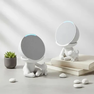 Suporte Alexa Echo POP. Escultura Robert Plant Gato, cachorro, Violão, Presente, decoração Amazon