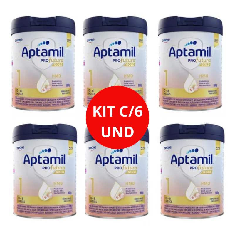 Kit C/6 latas Apamil Pro Futura Gold 1 800g | Shopee Brasil