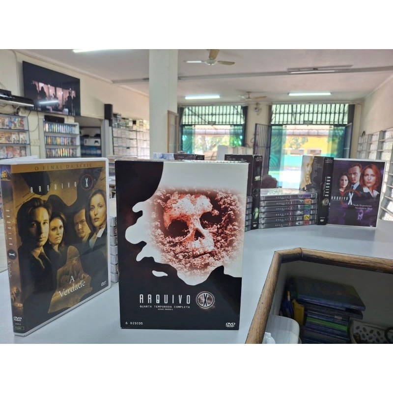 Arquivo X DVD original quarta temporada completa. | Shopee Brasil