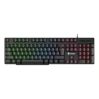 Teclado Gamer Com Luz Led Usb Com Fio-evolut Eg-206 Hawke